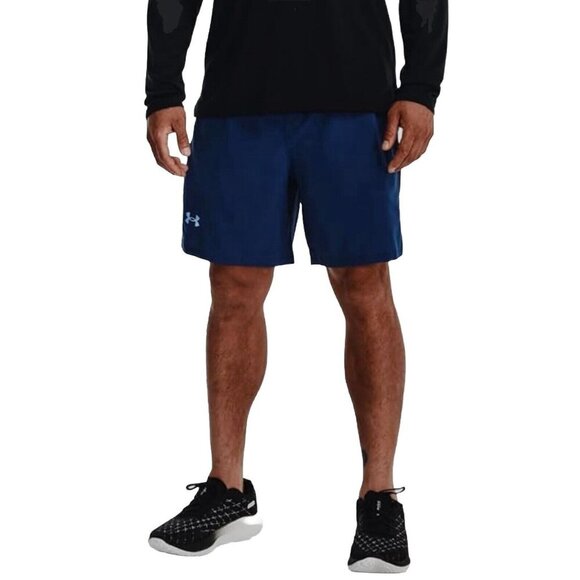 Under Armour Short Size XXL Men’s Navy Blue Athletic Gym Drawstring Pocket - Picture 1 of 8